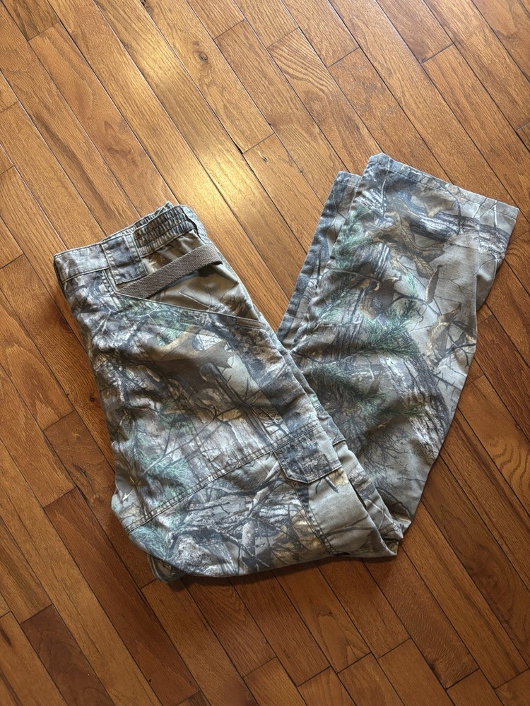 5.11 Tactical Pants Men Tag 34x32 RealTree Camo Cargo Hunting Ripstop