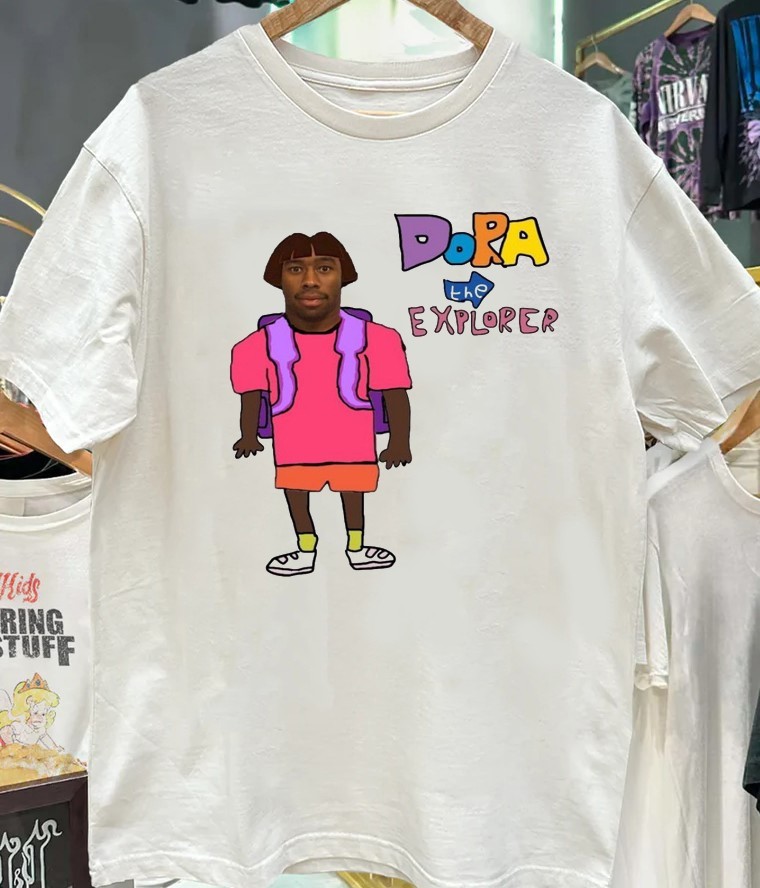 Tyler The Creator rap tee cute white short sleeve t-shirt QT4420