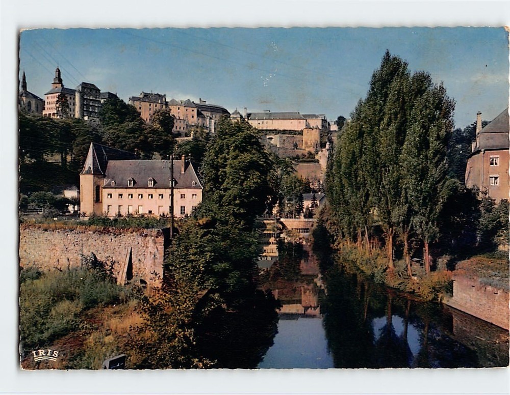 Postcard Vue sur la ville haute, Luxembourg