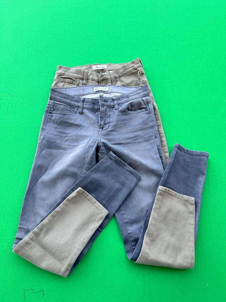 Lot of (2) Madewell Women's Jeans Size 26 - Pre-loved