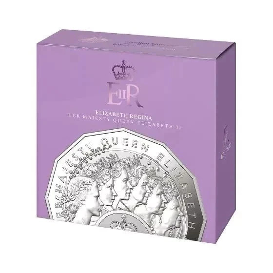 2023 50c Elizabeth Regina Her Majesty Queen Elizabeth II Fine Silver Proof Coin