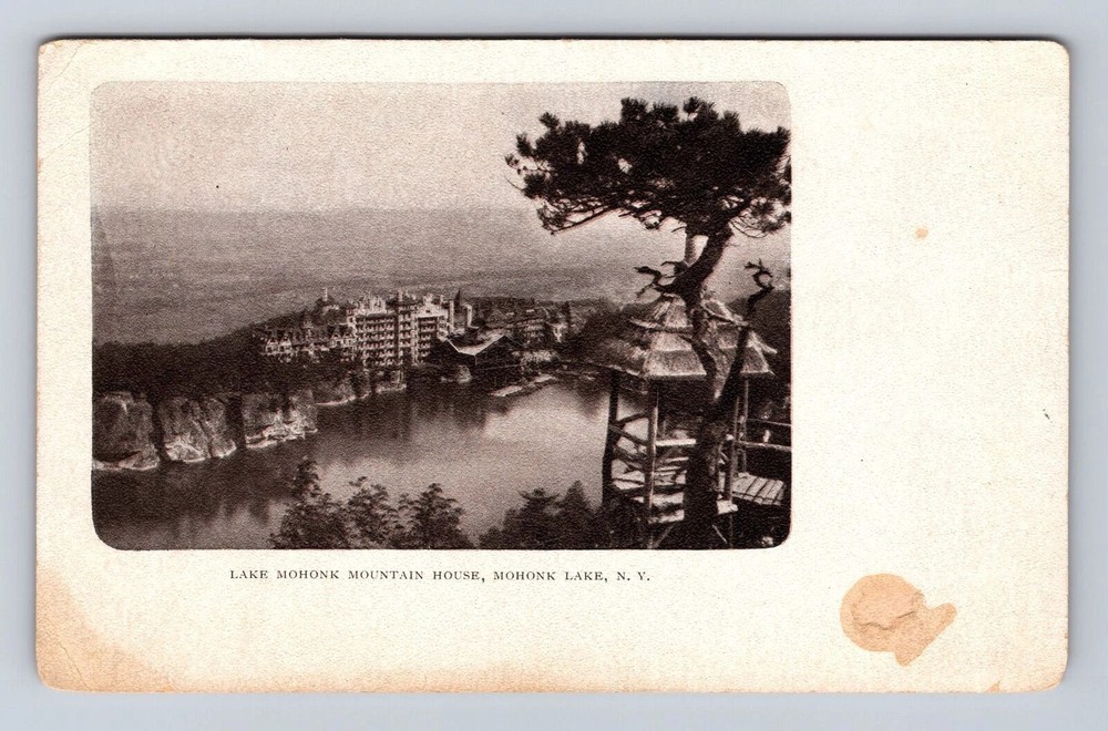 Mohonk NY-New York, Mountain House, Lake Mohonk, Antique Vintage Postcard
