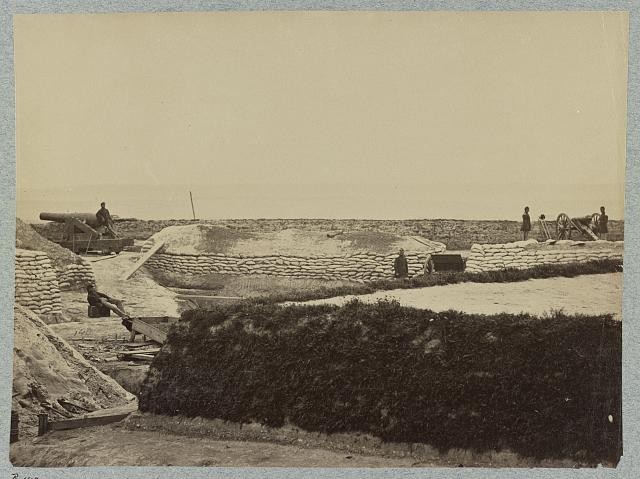 Yorktown Virginia Confederate Fortifications Civil War 1860s Batterys anada