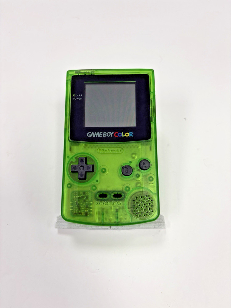 Refurbished Nintendo Game Boy Color Clear Green Handheld System