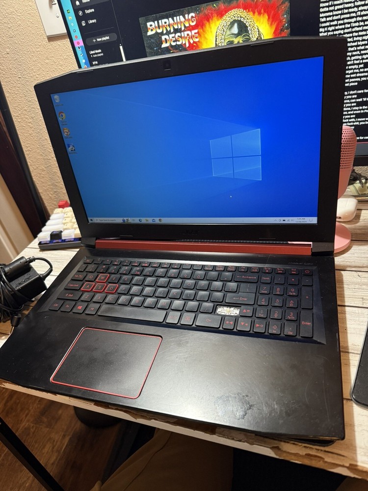 Acer Nitro 5 AN515-42-R5ED 15.6 Inch Gaming Laptop Check Description-image