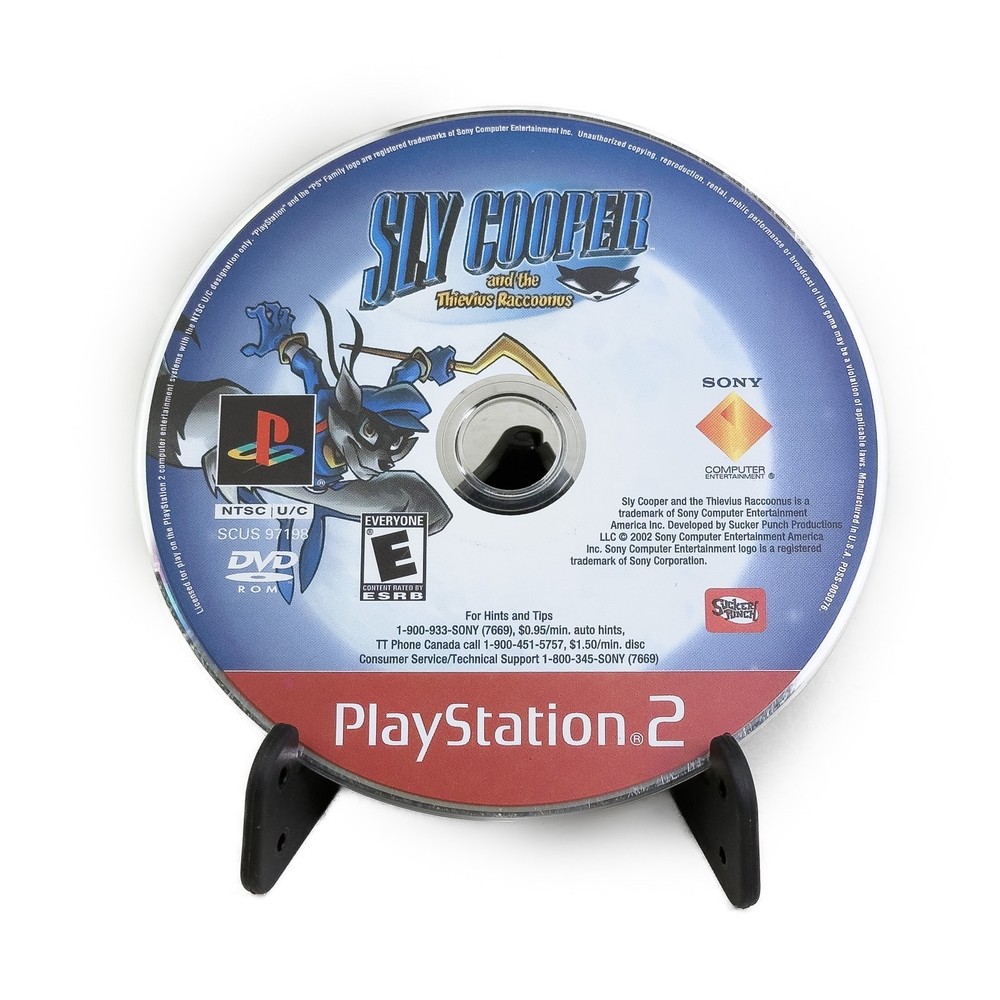 Sly Cooper & The Thievius Raccoonus (Sony PlayStation 2, PS2) Disc Only