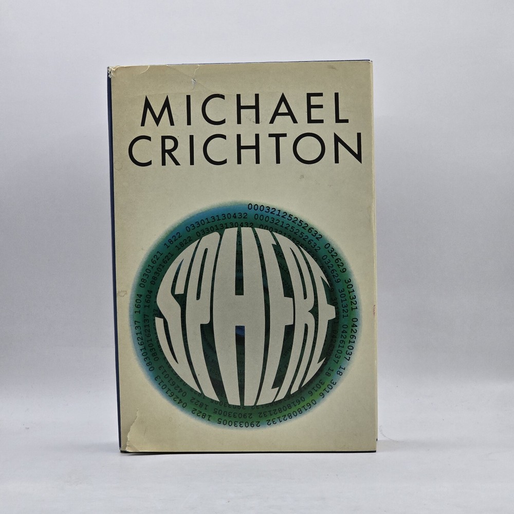 Sphere by Michael Crichton, 1987, HC/DJ, Book Club Edition