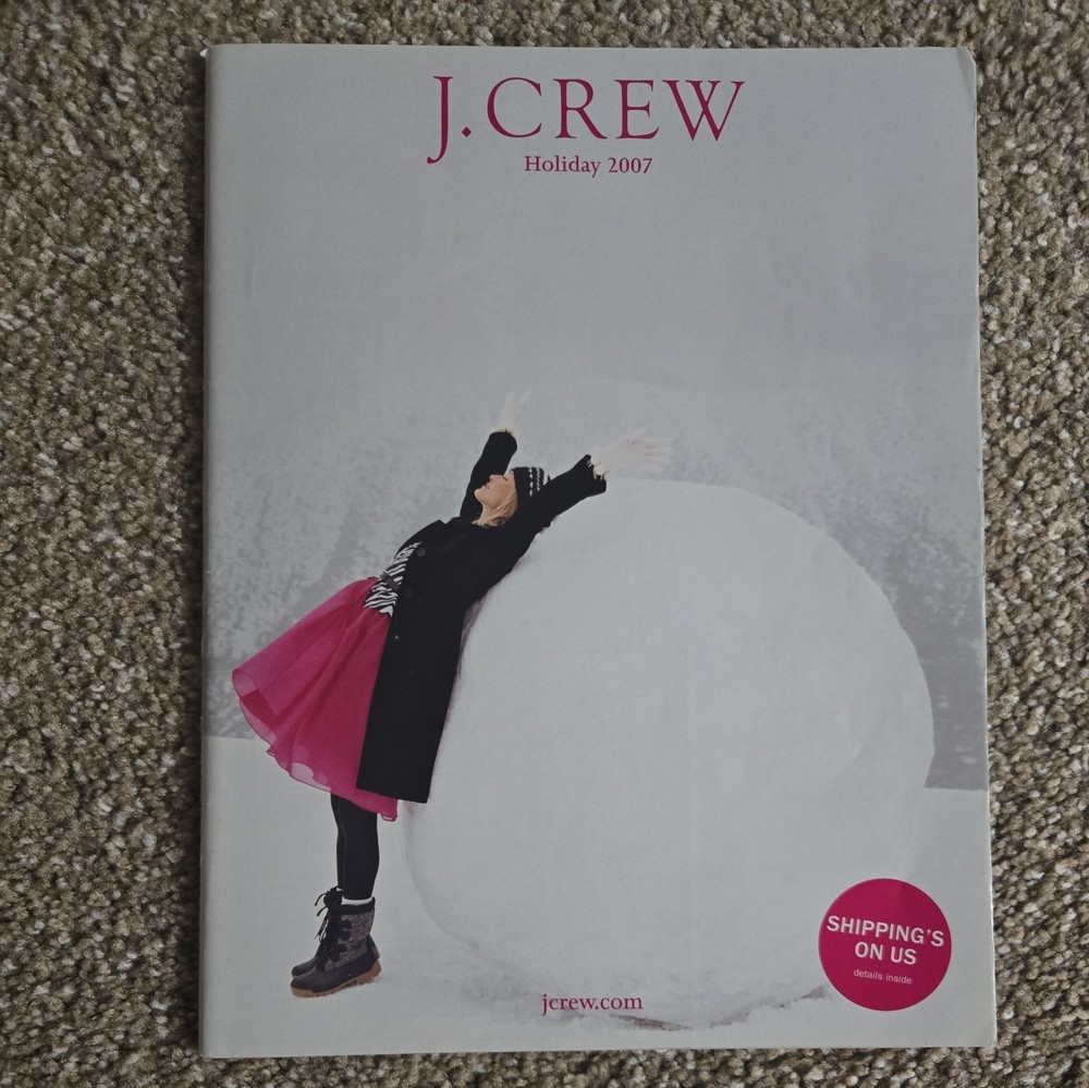 J. Crew Vintage Catalog Holiday 2007 Rare