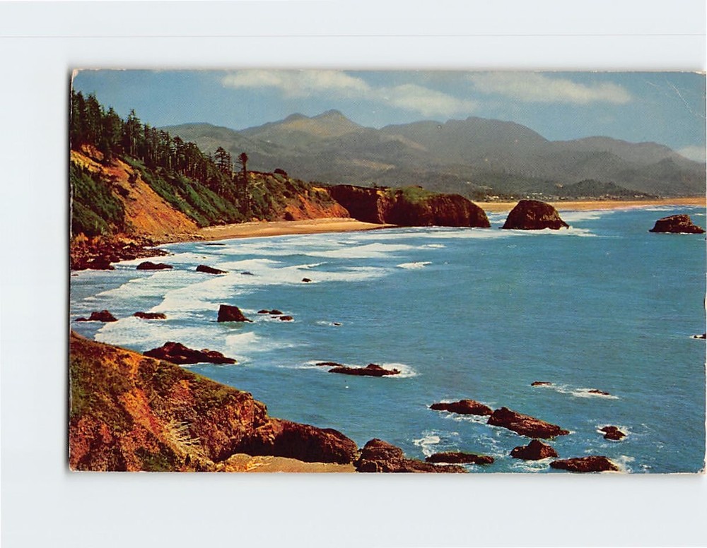 Postcard Beautiful Oregon Coast Oregon USA