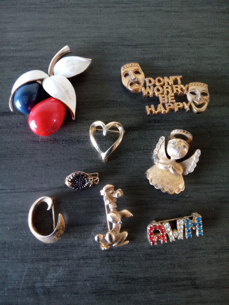 Vintage Brooch Lot