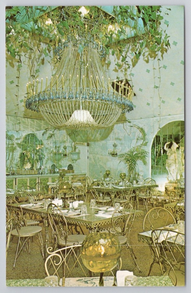 Kapok Tree Inn Clearwater FL Chandelier Room Vintage Postcard