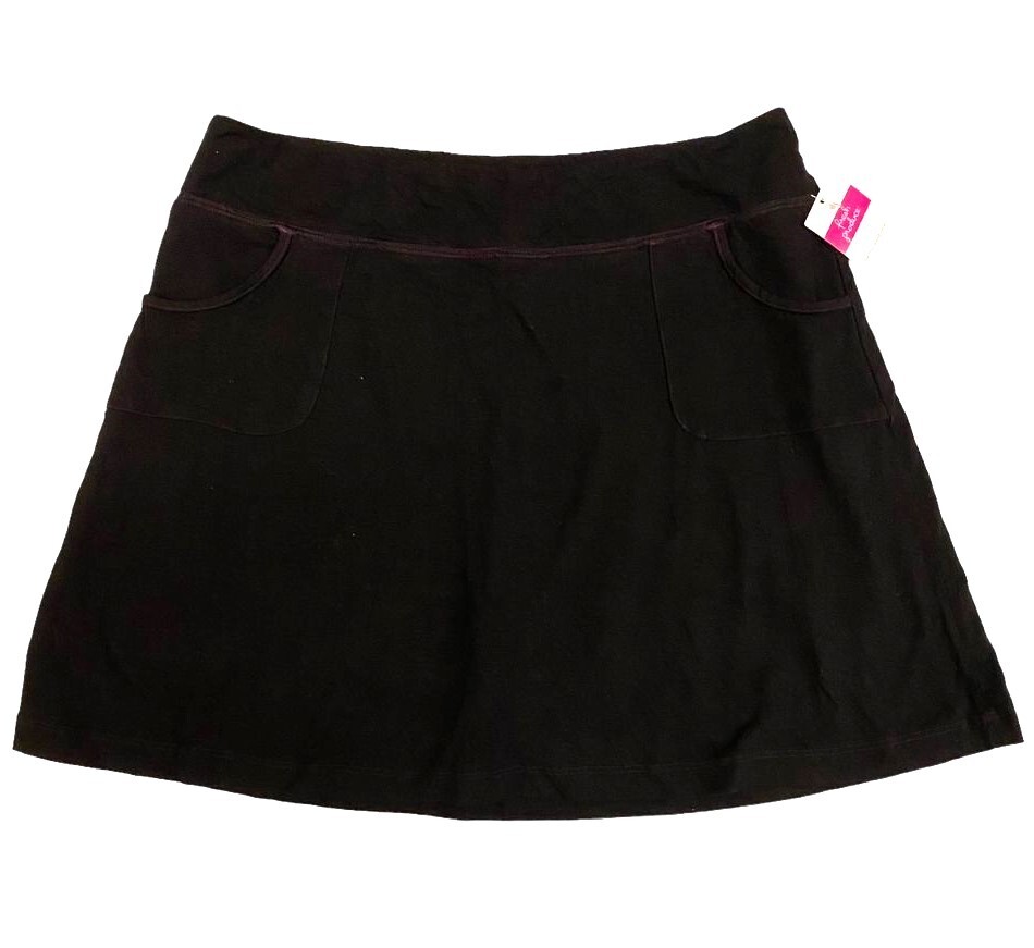 Fresh Produce XXL black $65.00 stretch knit City skort skirt nwt new xxl