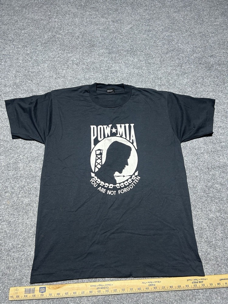 Vintage 80s POW MIA Vietnam War T-Shirt XL - You Are Not Forgotten