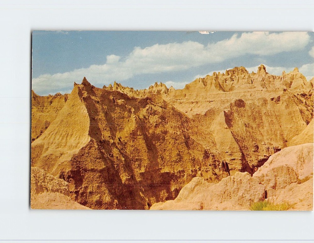 Postcard Norbeck Pass Road Badlands National Monument South Dakota USA