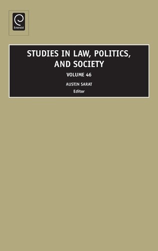 Austin Sarat Studies in Law, Politics, and Society (Hardback)