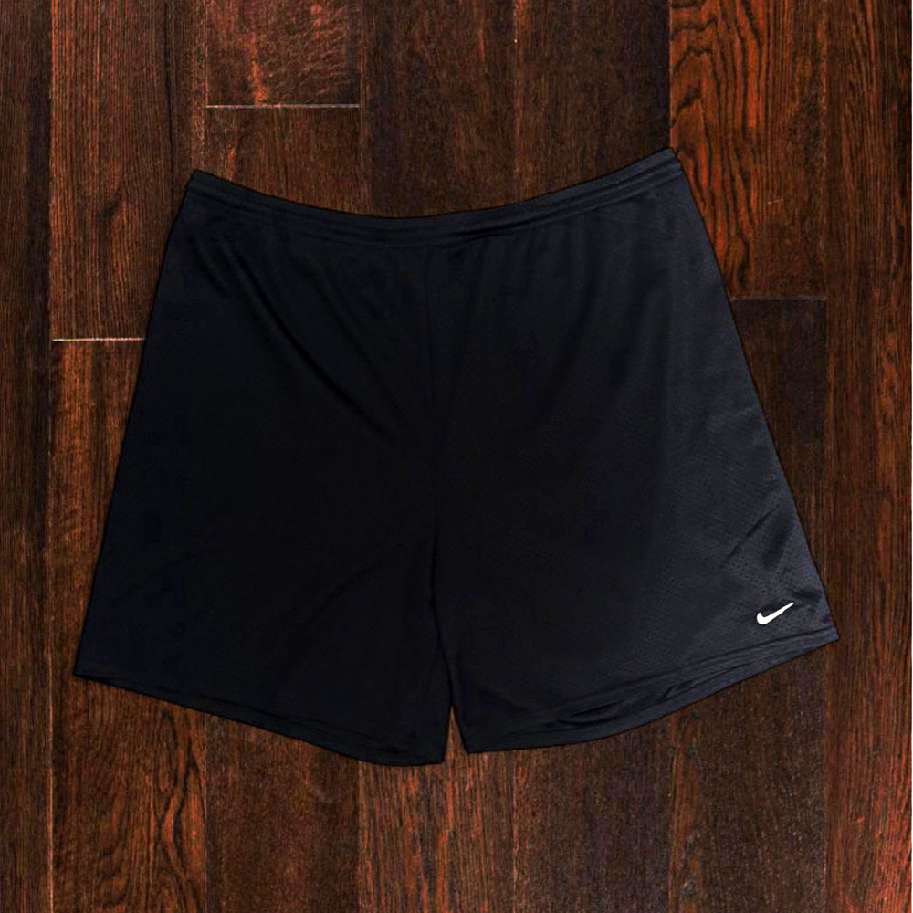 Nike Men's Black Mesh Athletic Shorts XL Drawstring Elastic Waist Gym Training