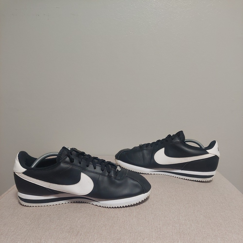 Nike Cortez ‘72 OG Basic Leather Black White Shoes Mens Size 11.5 819719-012