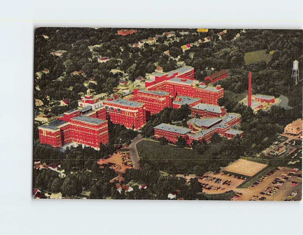 Postcard Aerial View St. Mary's Hospital Rochester Minnesota USA