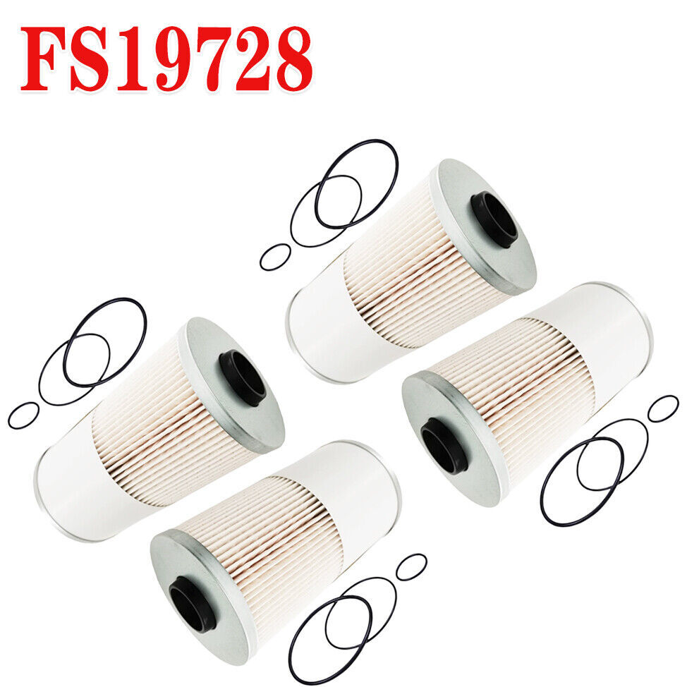 (Pack of 4) Fuel Filter with Water Separator for FS19728 Free Shipping