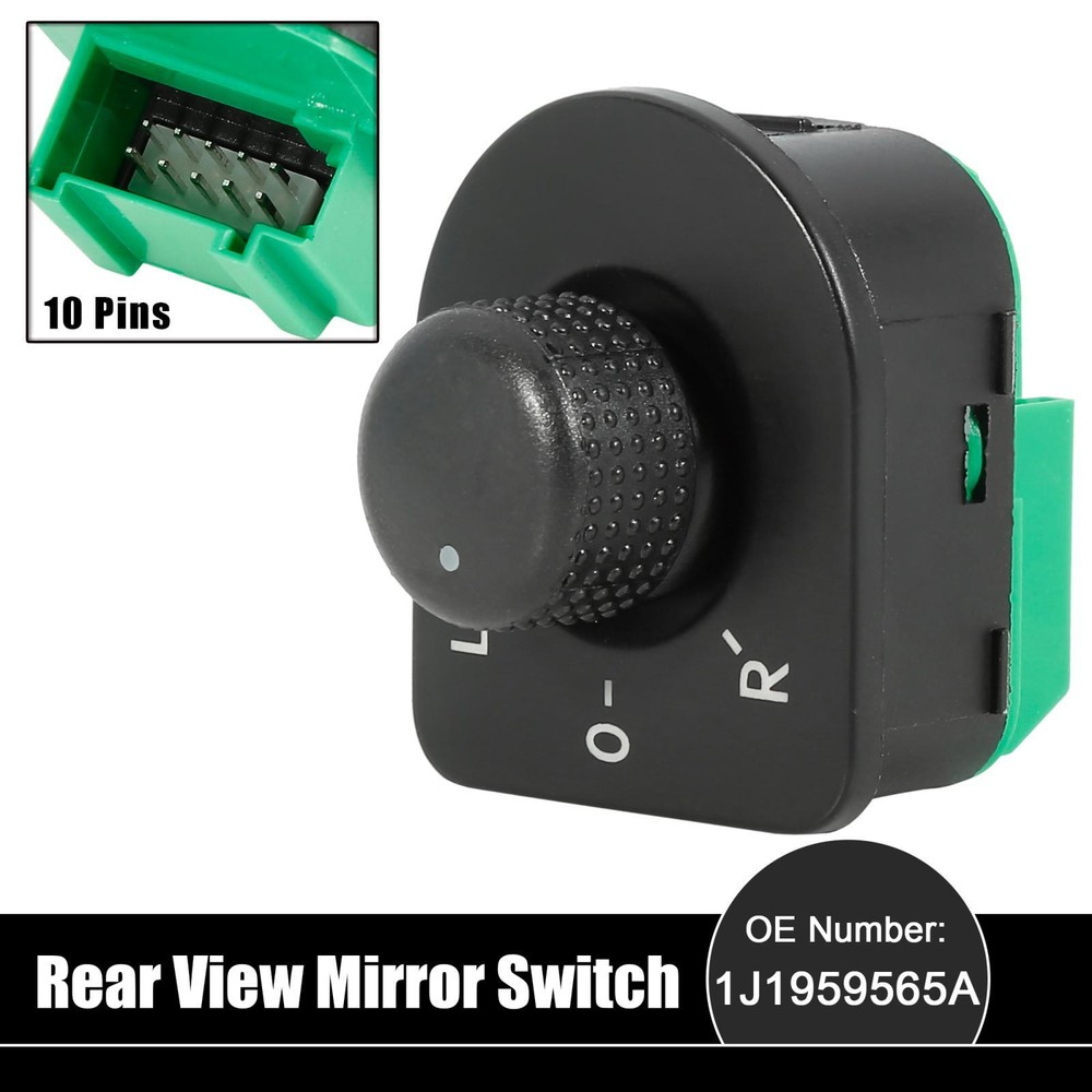 Power Rear View Mirror Switch Remote Control 1J1959565A for Volkswagen Golf