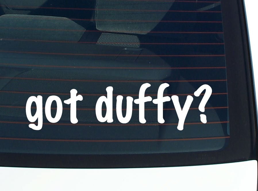 Duffy Family Funny Car Decal Bumper Sticker Vinyl Window Pride