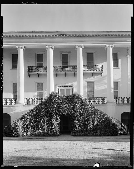 Tuscaloosa Alabama President's House 1939 Greek Revival Mansion Columns