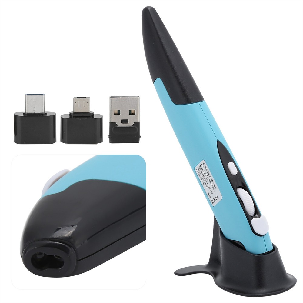 Wireless 2.4G Stylus Mouse USB Computer PC Accessory for Personalized Use  