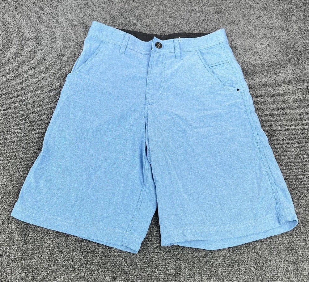 Lululemon Kahuna Athletic Shorts Mens 30 Blue Stretch Chino Golf Pockets Casual