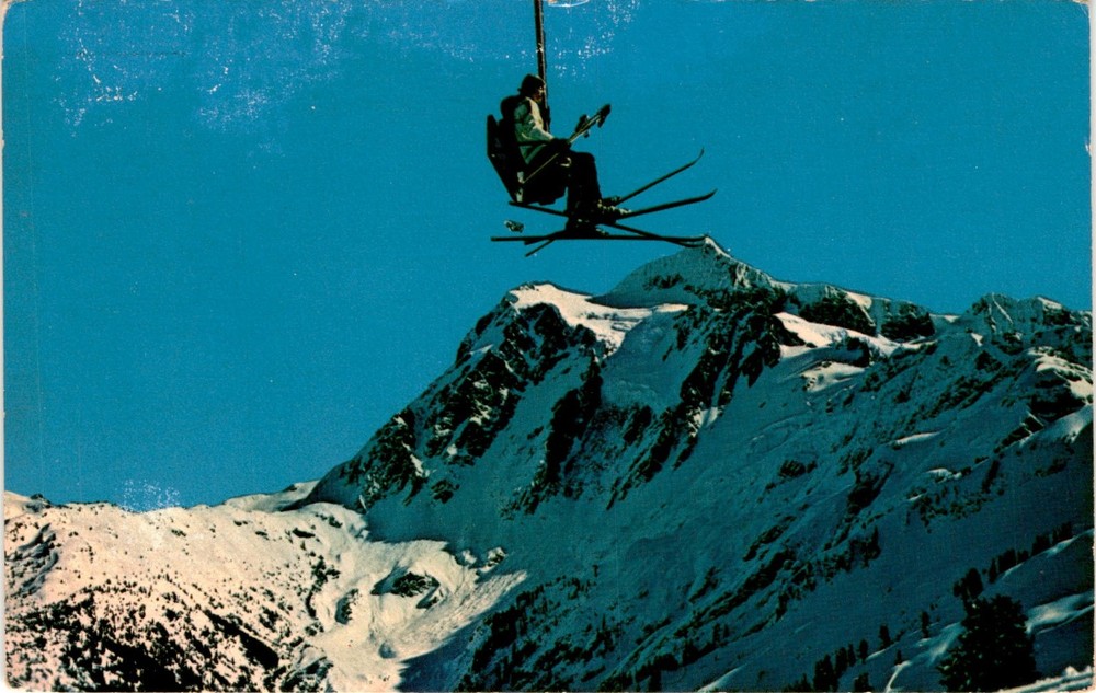 Shuksan Arm Chair, Mt. Shuksan, Mt. Baker Ski Area, Postcard