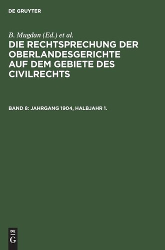 Jahrgang 1904, Halbjahr 1. (Hardback)