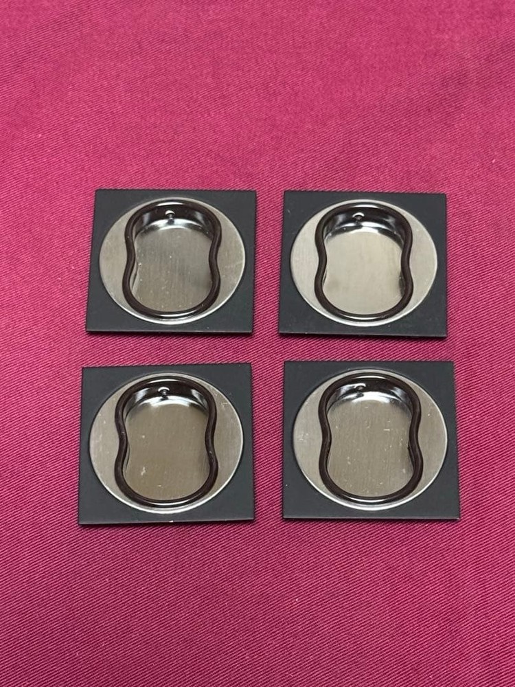 Yamaichi Fusuma Puller Set of 4 45mm Stainless Steel Sennari Angle Japanese