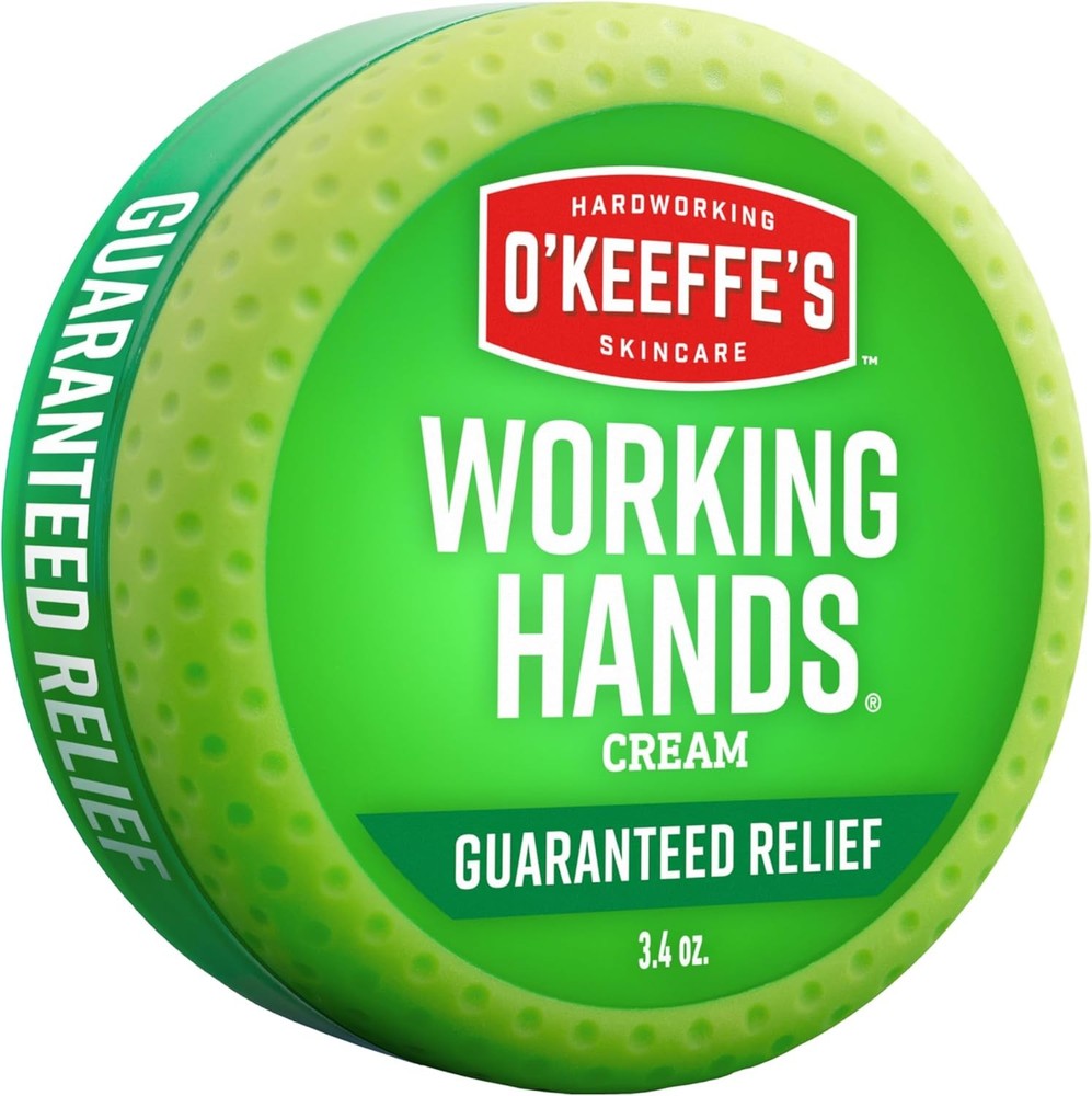 O’Keeffe’s Working Hands Hand Cream 3.4oz Jar for Extremely Dry Cracked Hands