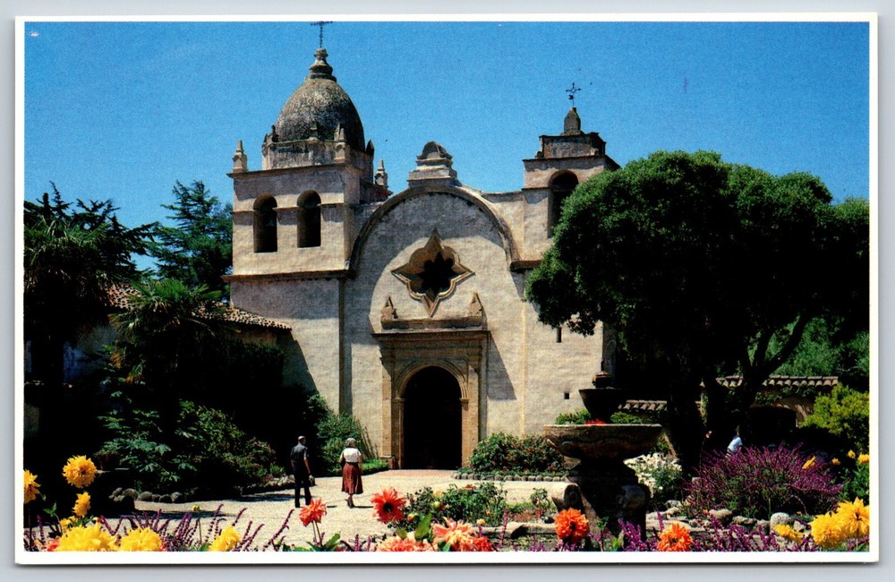 Postcard Mission San Carlos Borromeo, Carmel, California Unposted