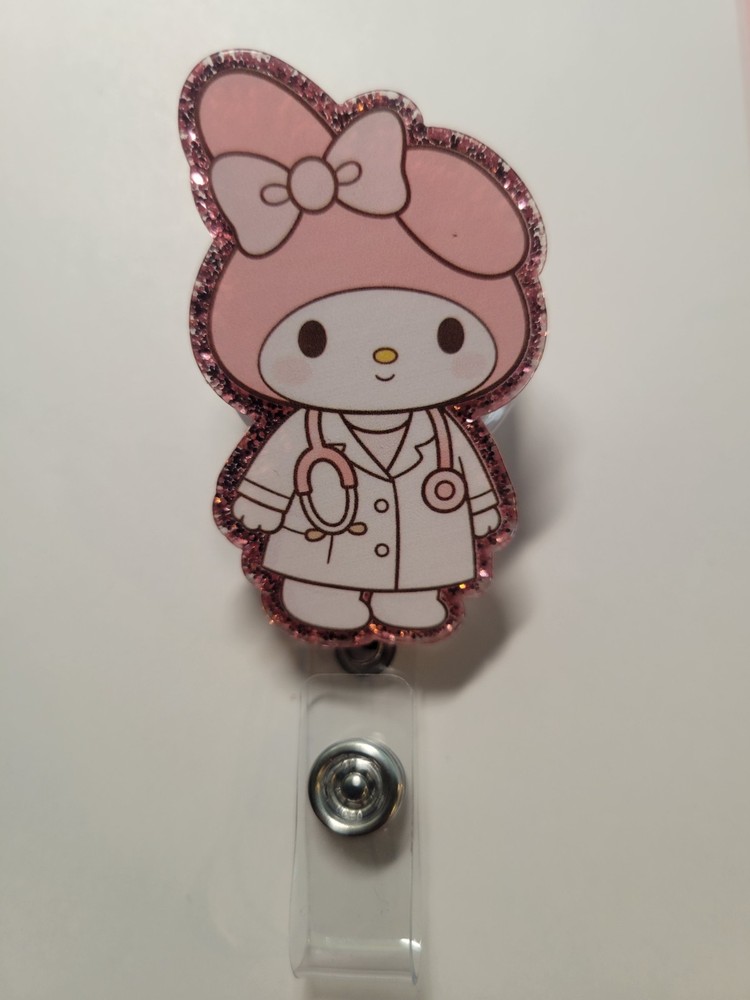 My Melody Medical/Nurse Retractable Badge Reel