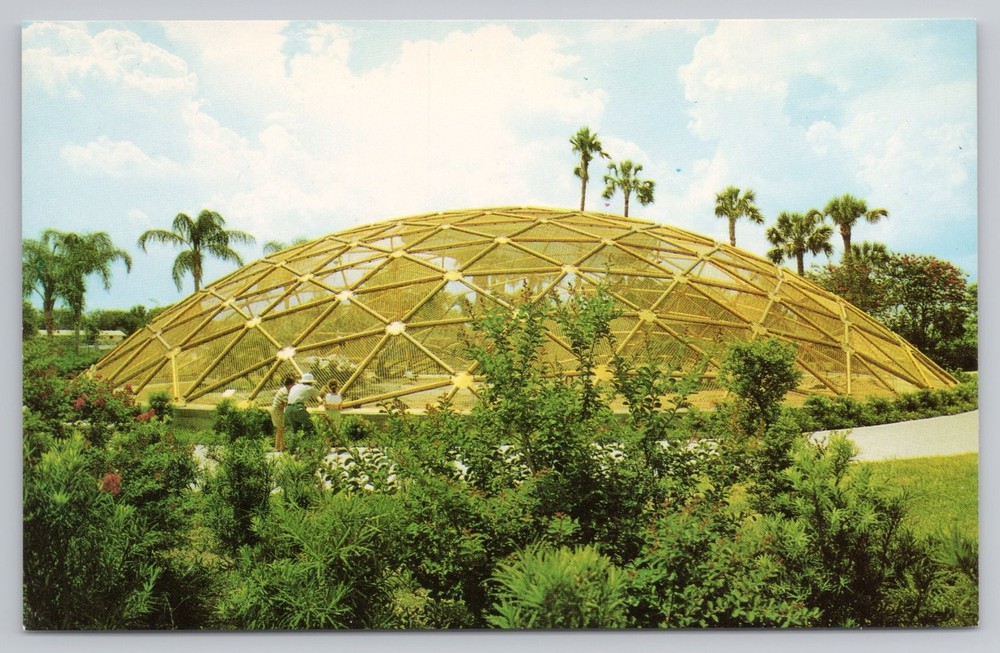 Geodesic Dome at Busch Gardens Tampa Florida FL Postcard