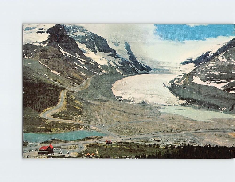 Postcard Columbia Ice Fields & Ice Fields Chalet Canadian Rockies Canada