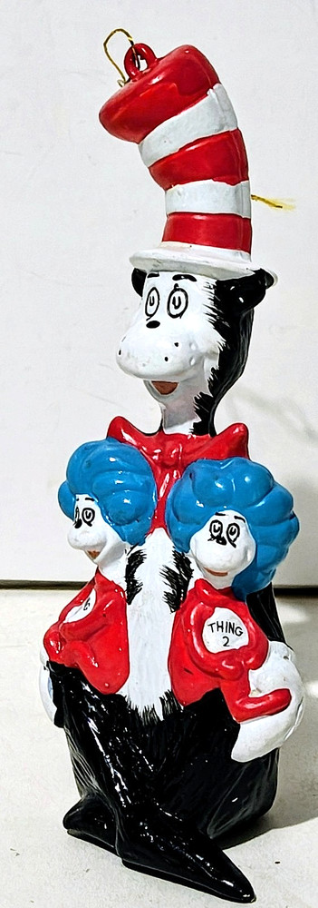 Dr. Seuss - Cat in the Hat - Thing 1 & 2 - Christmas Ornament - 2003