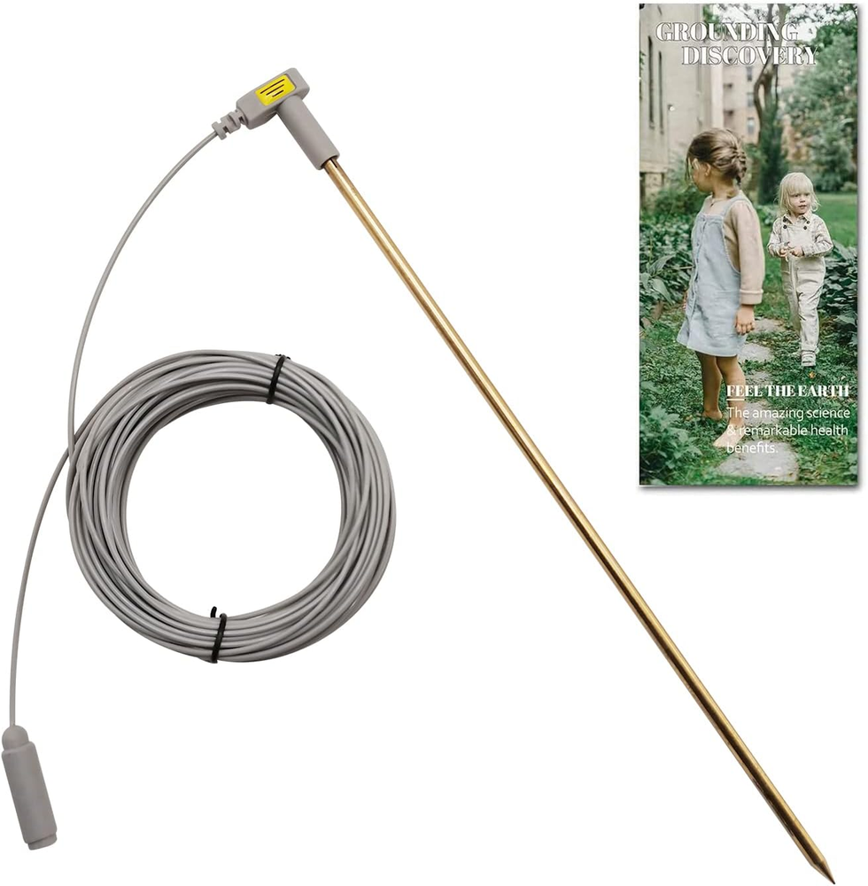 Grounding Rod with 40Ft Wire, Connects Your Body to the Earth, Great to Use with