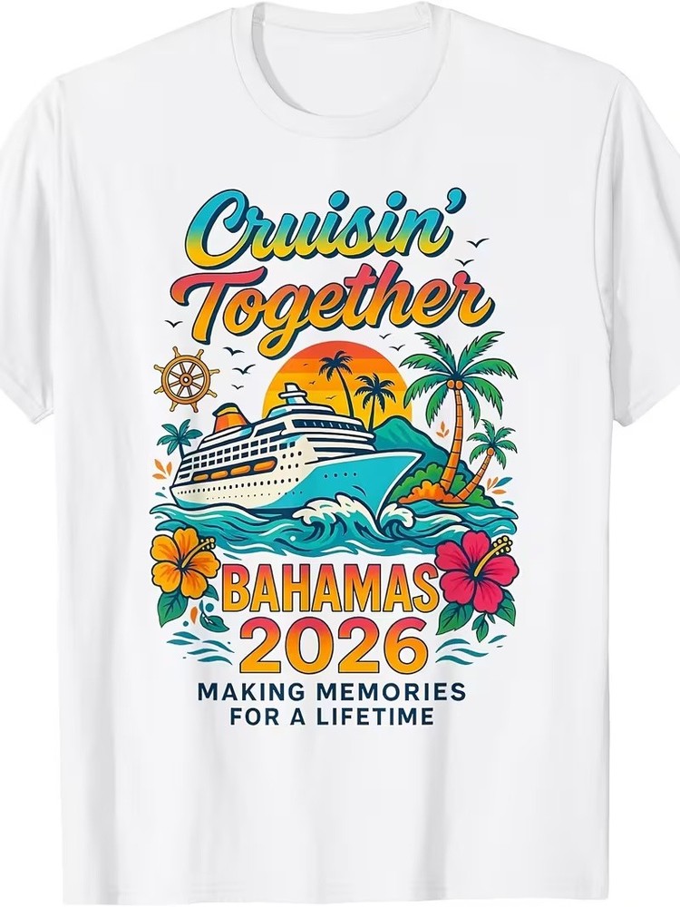 2026 Cruisin Together Bahamas Cruise Vacation T-Shirt