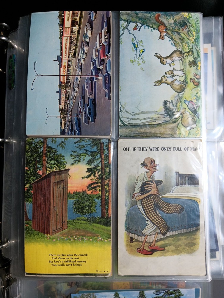 Huge Lot!! 130+ Early 1900’s -1980s Vintage  Post Cards Some Blank & Stamped