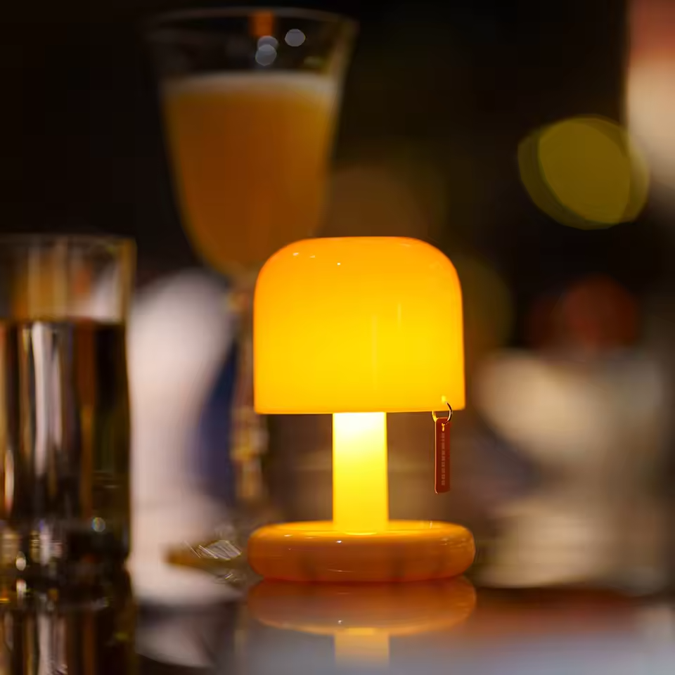 Mini Desktop Sunset Night Lamp Creative USB Rechargeable Mushroom Style Led Nigh