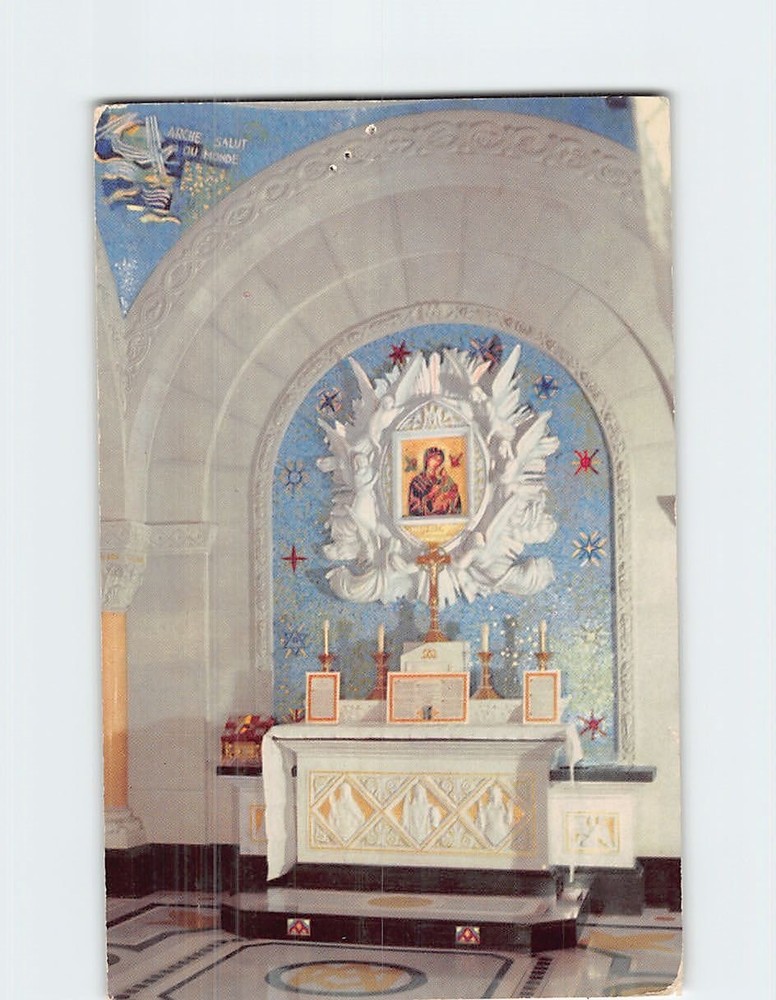Postcard Interior Basilica of Sainte-Anne-de-Beaupré Quebec Canada