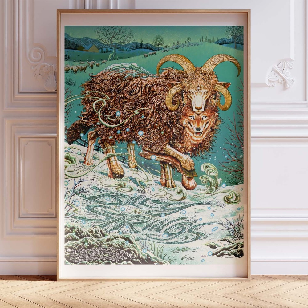 Mythical Beast Poster Wall Art A0 Large Print Decor Fantasy