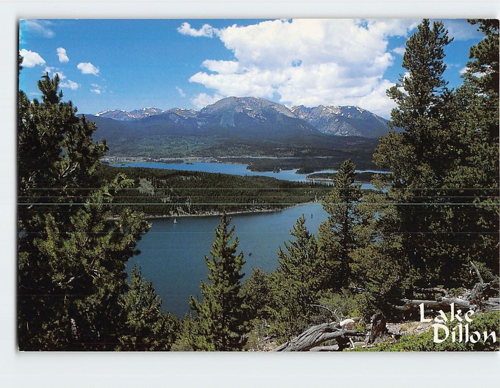 Postcard Lake Dillon Colorado USA