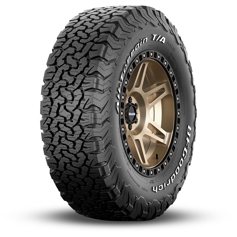 1 BFGoodrich All Terrain T/A KO2 RWL 215/70R16 100/97R 6 PLY 50K Mi Warranty
