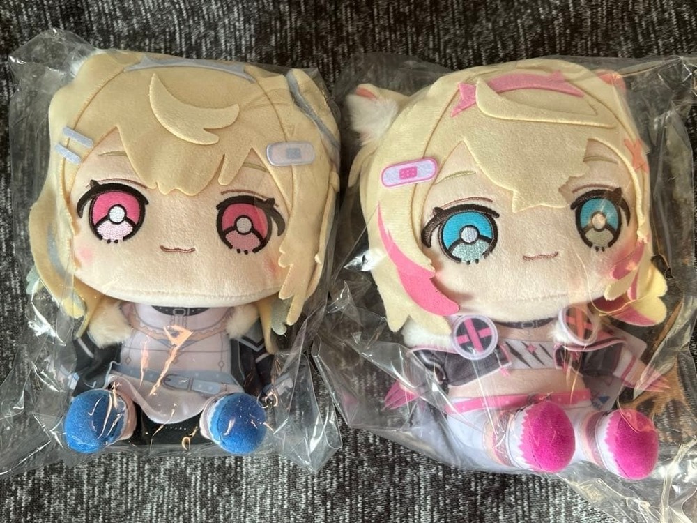 Hololive friends with u Fuwawa Mococo Fuwamoco Plush Doll Set of 2 NEW