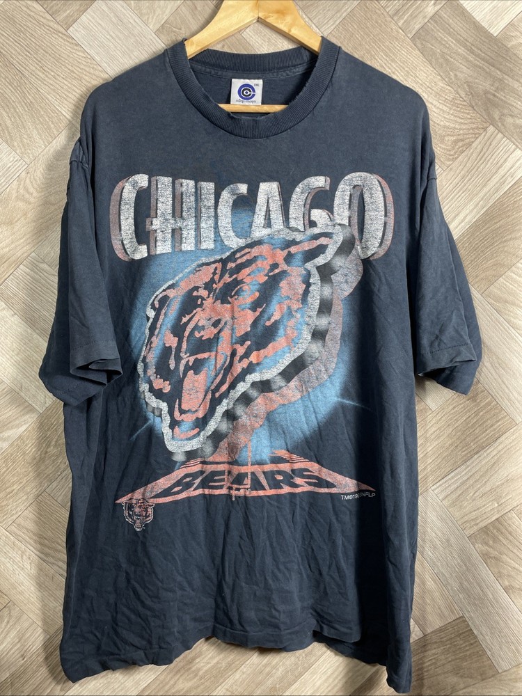 Vintage 1995 Chicago Bears Big Print T-shirt Men’s 2XL NFL Single Stitch 90s Tee