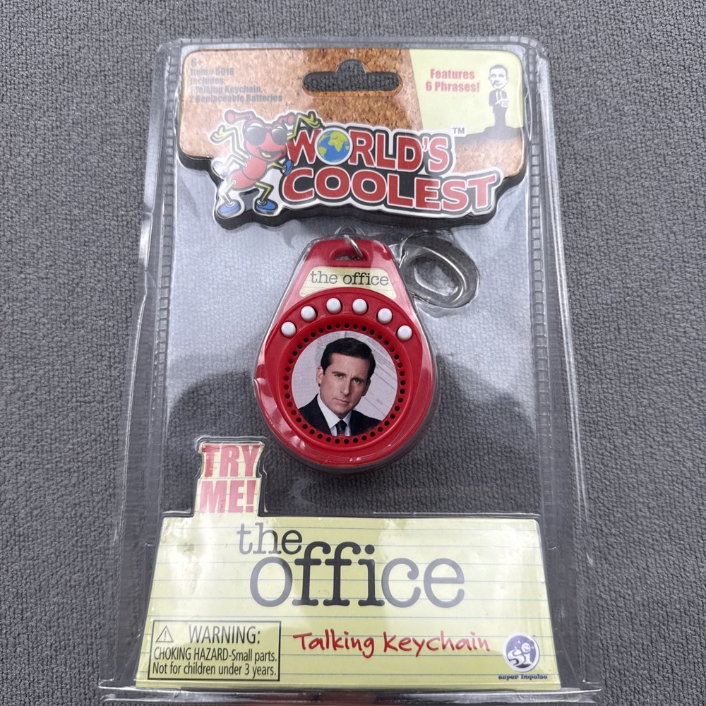 World’s Coolest MICHAEL - THE OFFICE Talking Keychain TV Show Quotes