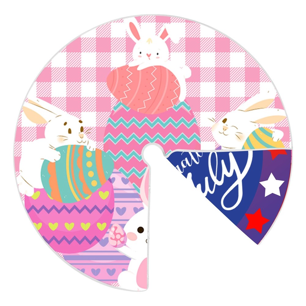 Easter Tree Skirt 4th of July Tree Skirt 36 Inch American Flag Day Memorial D...