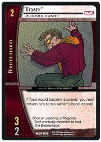 VS System: Toad, Mortimer Toynbee - Unlimited Edition [Played] Marvel Origins TC